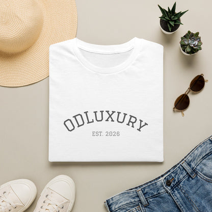 ODLuxury EST. 2026 Tee — Minimalist Vintage Logo T-Shirt